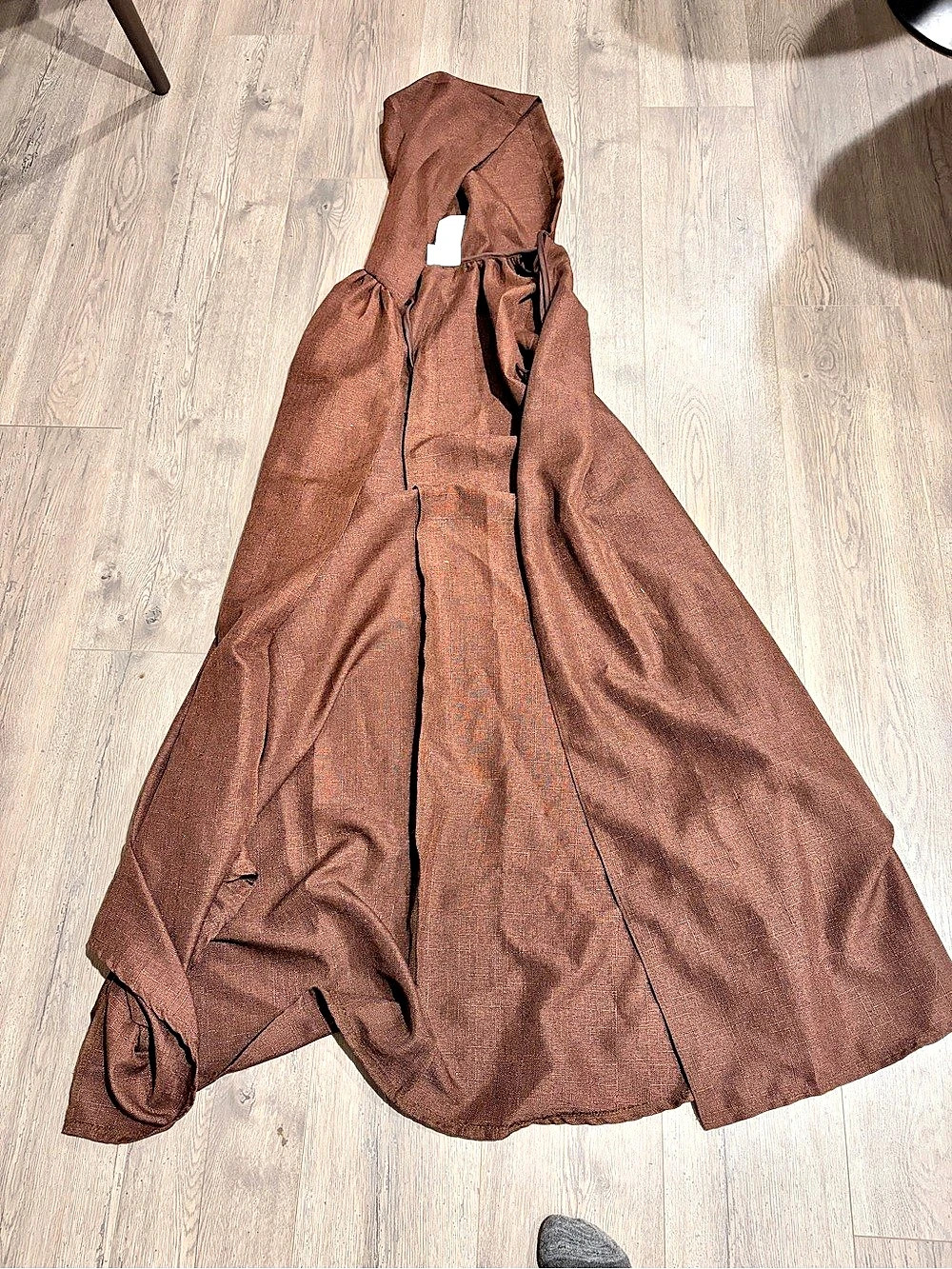 California Costume Collections Hooded Brown Cape Costume